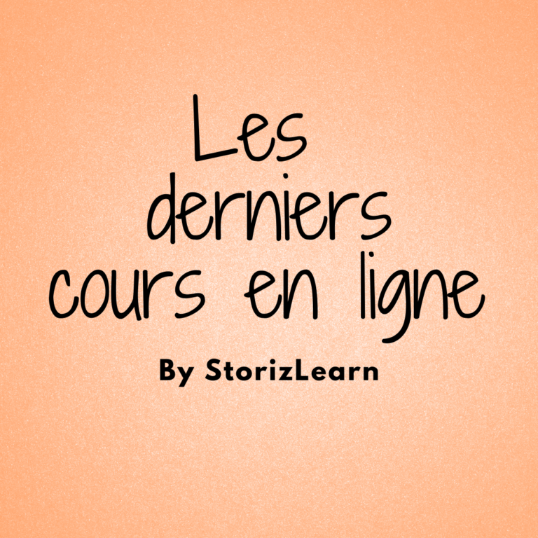 Derniers cours en ligne