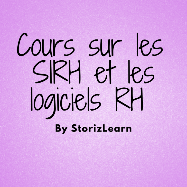 Cours logiciels RH et SIRH