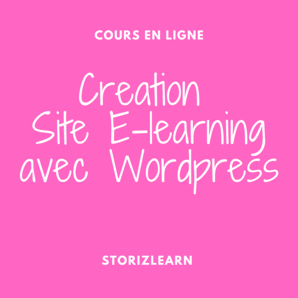 Creation site Elearning wordpress - boutique