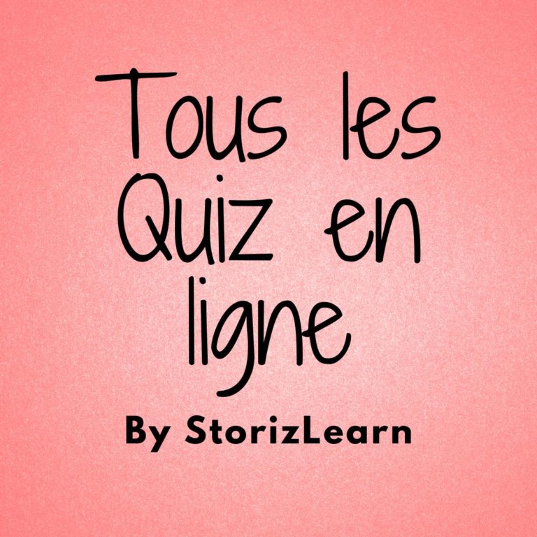 Tous les Quiz en ligne